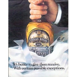 High Earning Working Women Vintage Magazine Ad 1980 Chivas Regal Scotch Whiskey