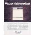 1979 Whirlpool Ad "Washes while you sleep"