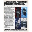 1979 Casio Watch Ad "Four More Miracles"