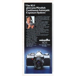 1979 Minolta Camera Ad "The XG-1"