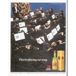 1979 J&B Scotch Ad "They're playing our song."