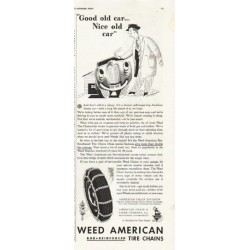 1942 Weed American Ad "Good old car ... Nice old car"