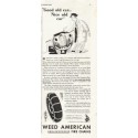 1942 Weed American Ad "Good old car ... Nice old car"