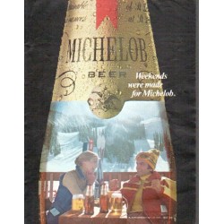 1979 Michelob Beer Ad "Weekends"