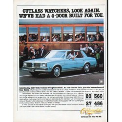 1980 Oldsmobile Ad "Cutlass watchers"