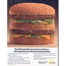 1979 McDonald's Ad "Twoallbeefpatties"