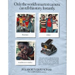 1979 Polaroid Camera Ad "world's smartest camera"