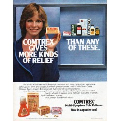 1979 Comtrex Ad "more kinds of relief"