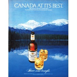 1979 Canadian Mist Ad "Canada at its best"