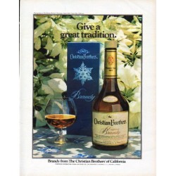 1979 The Christian Brothers Brandy Ad "a great tradition"