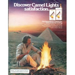 1979 Camel Cigarettes Ad "Discover Camel Lights"