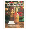 1979 Old Grand-Dad Whiskey Ad "old holiday tradition"