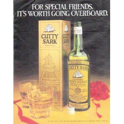 1979 Cutty Sark Whisky Ad "For Special Friends"