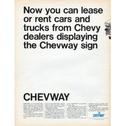 1966 Chevway Ad "Now you can lease"