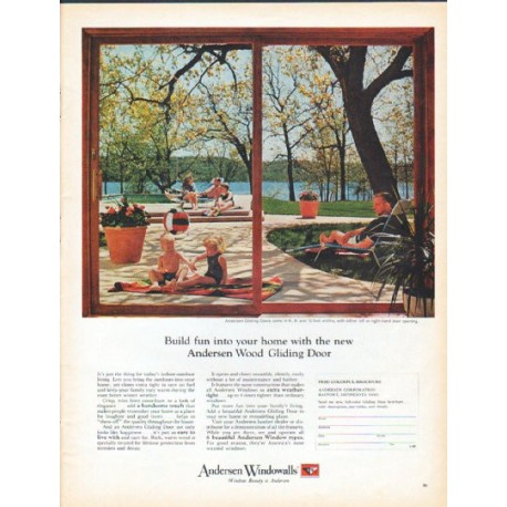 1966 Andersen Windowalls Ad "Build fun"