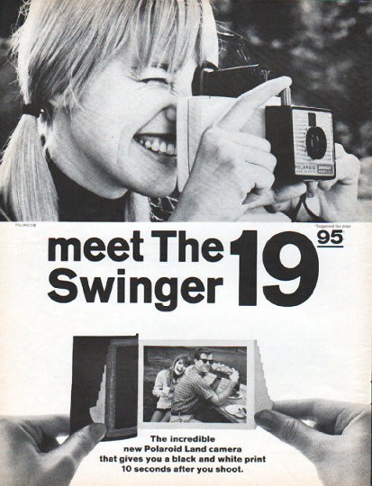 1966 Polaroid Vintage Ad "meet The Swinger&qu swinger image 1966 Polaroid Vintage Ad "meet The Swinger&qu