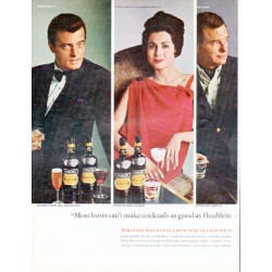 1966 Heublein Cocktails Ad "Most hosts can't make cocktails"