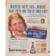 1942 Teel Ad "Watch out, Sis -- what you put on that brush!"