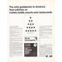 1966 Mobil Travel Guide Ad "The only guidebook"