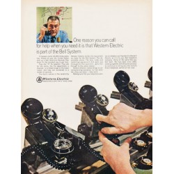 1966 Western Electric Ad "One reason"