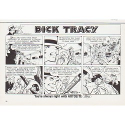 1966 Autolite Ad "Dick Tracy"