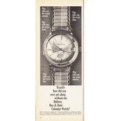 1966 Helbros Watch Ad "how did you ever get along"