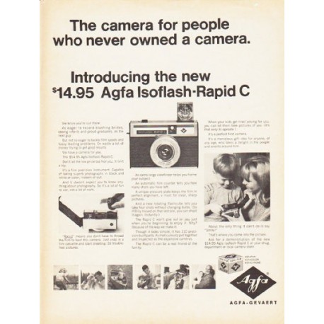 1966 Agfa-Gevaert Ad "people who never owned a camera"