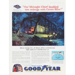 1959 Goodyear Tires Ad "Midnight Chief"