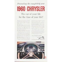1960 Chrysler Ad "The car of your life" ... (model year 1960)