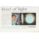 1959 Sylvania Panelescent Ad "a new kind of light"
