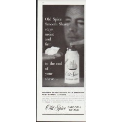 1959 Old Spice Ad "stays moist"