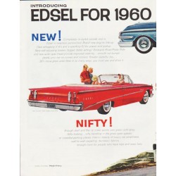 1960 Edsel Ad "Edsel for 1960" ... (model year 1960)