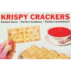 1959 Sunshine Krispy Crackers Ad "perfect for every occasion"