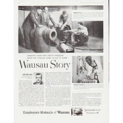1959 Employers Mutuals of Wausau Ad "Wausau Story"