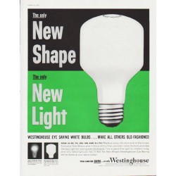 1959 Westinghouse Ad "New Shape"