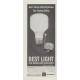1961 Westinghouse Ad "New Shape Westinghouse Eye Saving Bulbs"