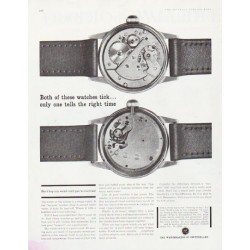 1959 Watchmakers of Switzerland Ad "Both of these watches"