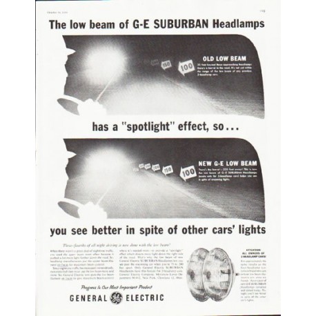 1959 General Electric Ad "spotlight effect"
