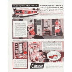 1959 Coleman Show-House Ad "A Show-House salute"