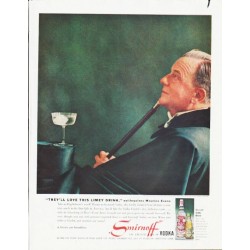 1959 Smirnoff Vodka Ad "Limey Drink"