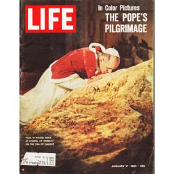 1964 LIFE Magazine Cover Page "Pope Paul VI" ... January 17, 1964