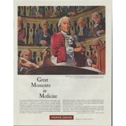 1961 Parke-Davis Ad "Great Moments in Medicine"