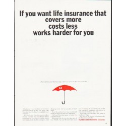1964 Travelers Insurance Ad "works harder for you"