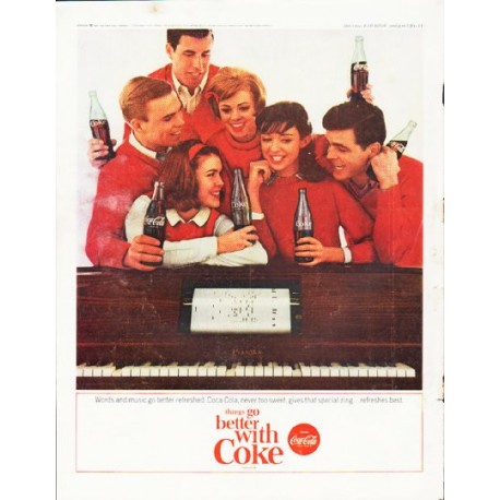 1964 Coca-Cola Ad "Words and music"