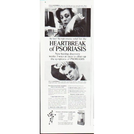 1963 Tegrin Ad "Heartbreak of Psoriasis"