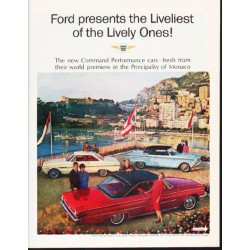 1963 Ford Ad "Liveliest of the Lively Ones" ... (model year 1963 1/2)