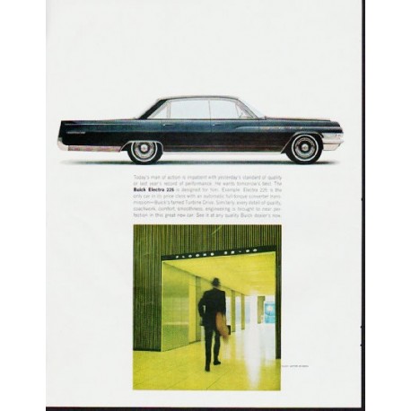 1963 Buick Electra Ad "Today's man of action" ... (model year 1963)