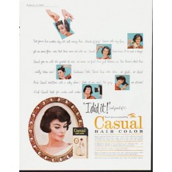 1963 Toni Hair Color Ad "I did it"