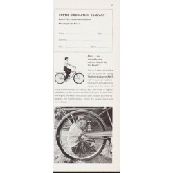 1963 Curtis Circulation Company Ad "deluxe bicycle"