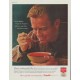 1961 Campbell's Soup Ad "when a man has good hot soup"